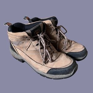 ARIAT Womens Terrain Hiking boots brown taupe laced size 9
